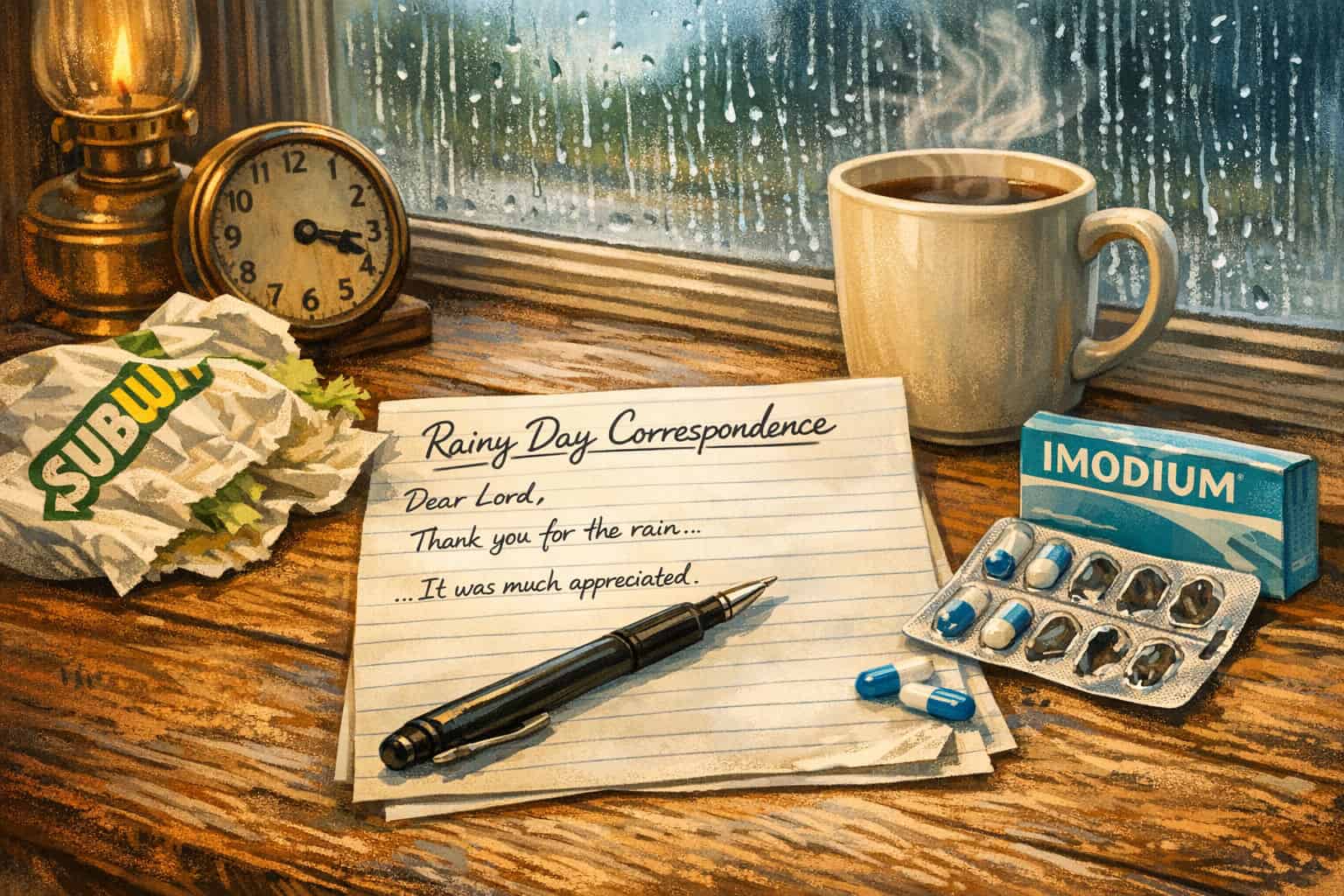 Rainy Day Correspondence